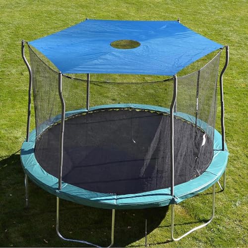 AHDFY Toldos De TrampolíN para Exteriores, Cubierta De Sombra De TrampolíN, Protector Cama Elastica 240, Plegable Anti-UV, Funda Protectora para Tienda De CampañA,8ft