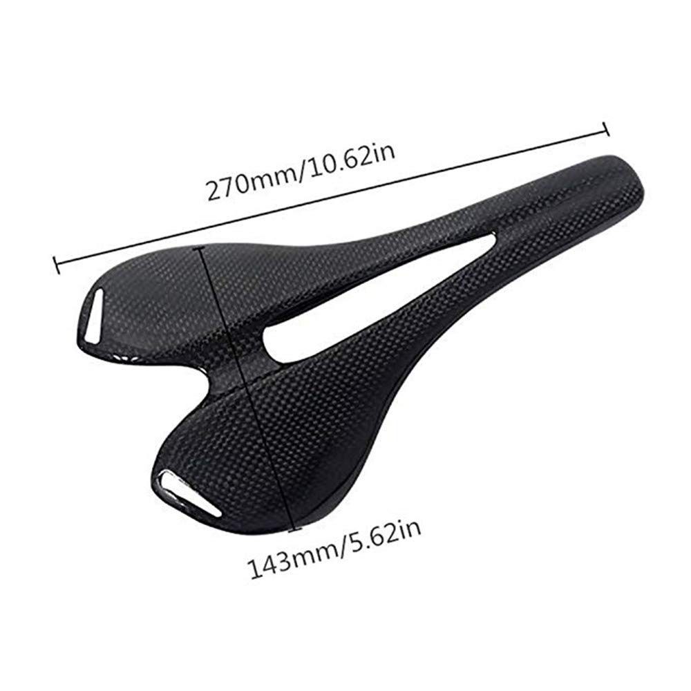 Amazon | EC90 軽量フルカーボンファイバー 自転車サドル 275X 147mm