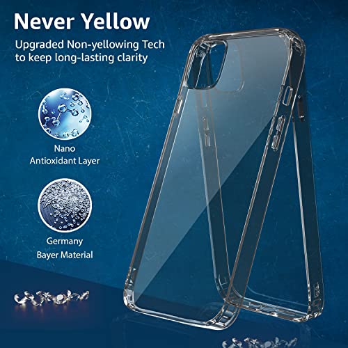 Image of amazon basics Ultra Hybrid Clear Camera Protection Back Cover Case For Iphone 12 Pro Max-(Polycarbonate|Transparent)