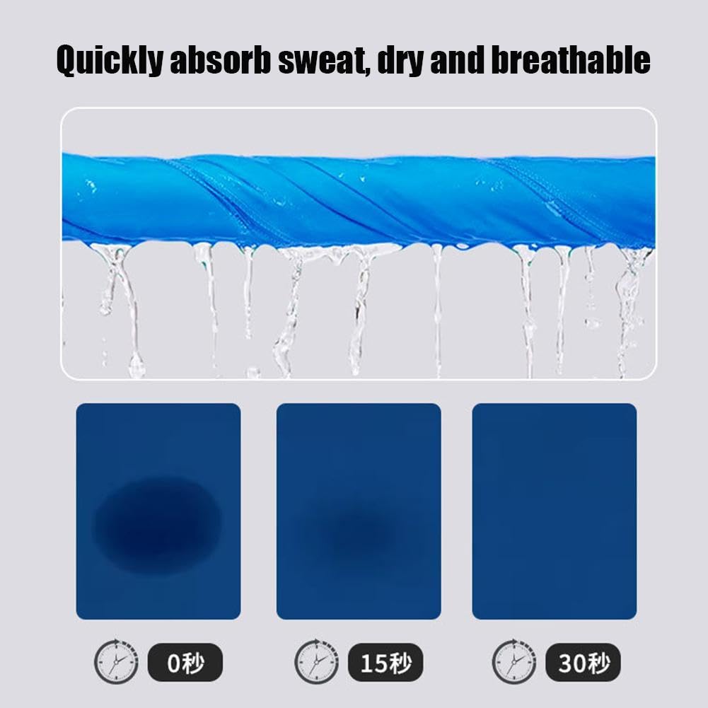 Toalla de microfibra, toalla de gamuza de natación, absorbente de agua, secado rápido, súper absorbente, compacta y ligera, toalla de viaje de secado rápido para gimnasio, fitness, natación, deportes