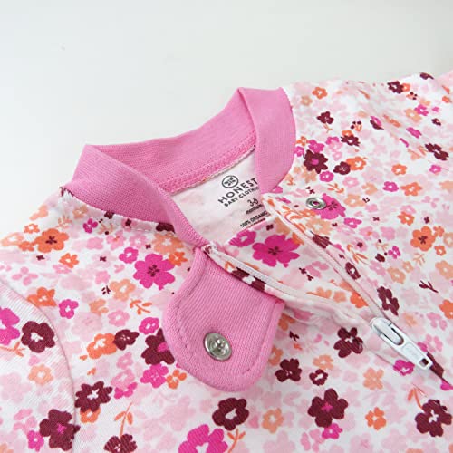 Image of HonestBaby Baby 2-Pack Organic Cotton Footed Pajama Sleep & Play