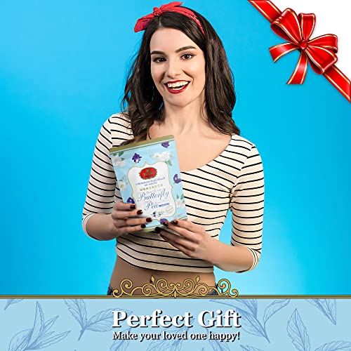 Number-One Brand Green Tea With Dried Butterfly Pea (Jasmine Flavor) 150G #TOP7