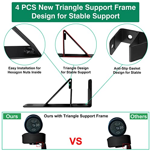 Leapgomax No Drilling Golf Cart Armrest With Cup Holder For Rear Seat With 1" Square Tube On Ezgo Club Car Yamaha-Triangle Support Frame/Stable Anti-Tilting #TOP2