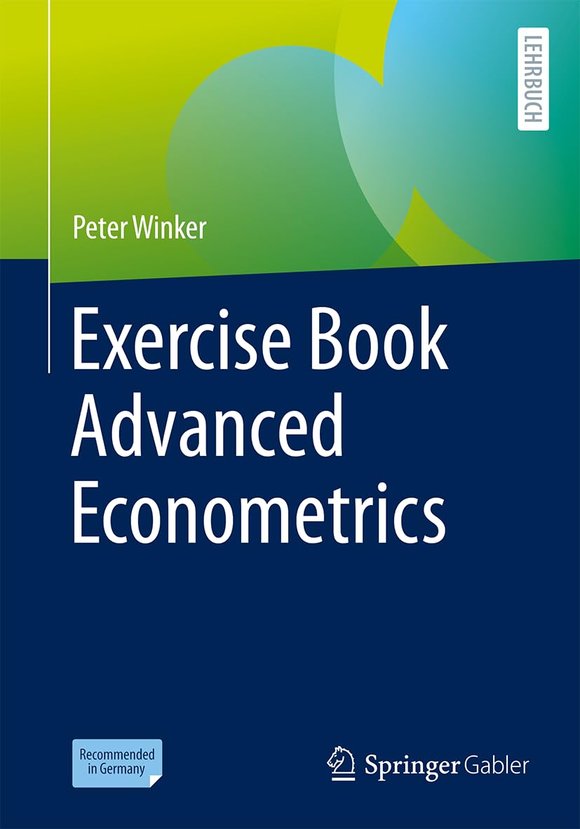 Exercise Book Advanced Econometrics