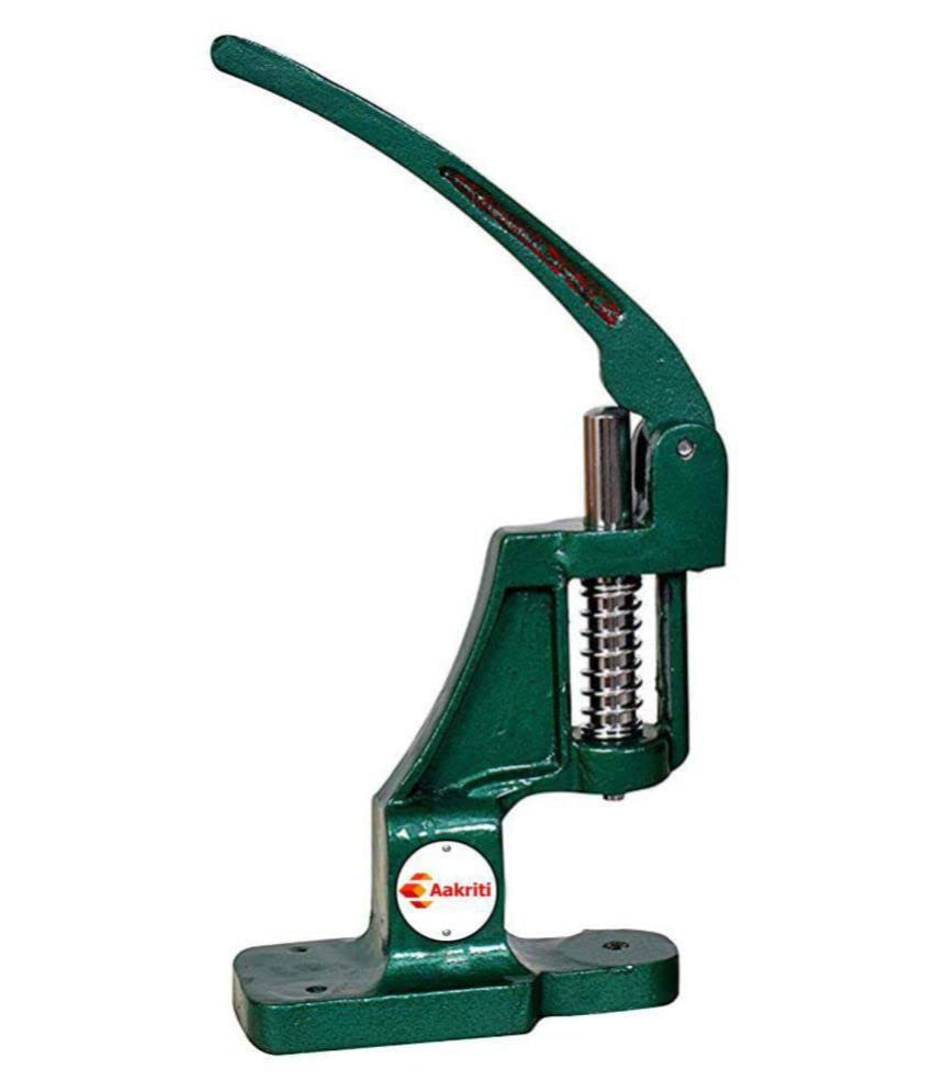 OMX 1 PC, Button Machine | Long Lasting & Durable Button Maker | Made of Heavy Cast Iron Material and Soft Grips | Fabric Covered Button Maker