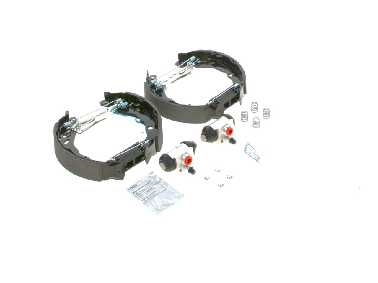 Bosch KS679 Kit Super Pro - Kit de frein à tambours arrière - 1 jeu complet prémonté, 2 cylindres de roue, 4 mâchoires de frein