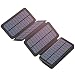 Tranmix Solar Charger 25000mAh Power Bank with USB-C Port Waterproof Portable Phone Charger for Smart Phones, Tablets and More
