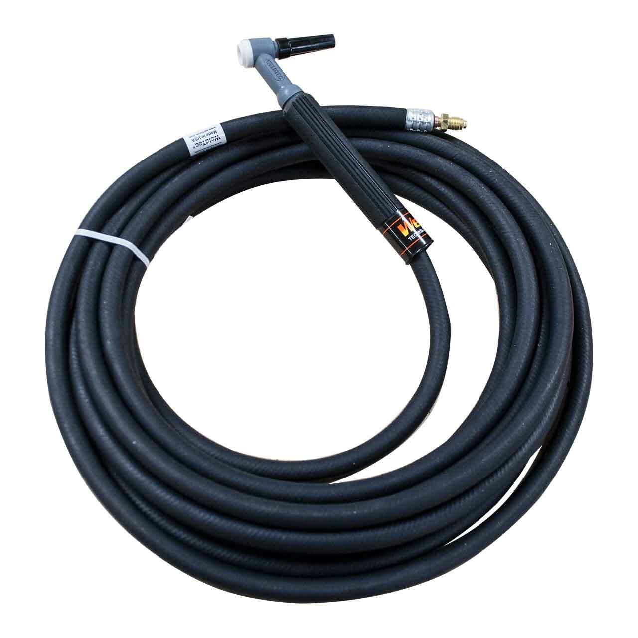 Weldtec WT- 9F-25RT TIG Torch Kit, Flex Head, Twister Cable, Rubber, 25'