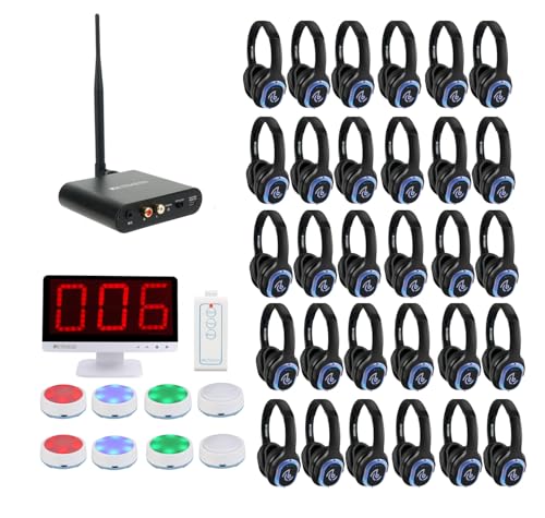 Retekess TA003 Silent Disco Headphone System for Music Events, School