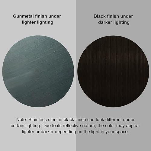 Miniatura 7 de KunMai Fregadero de cocina con lavabo de cocina negro con lavadora de vasos de alta presión fregadero de acero inoxidable