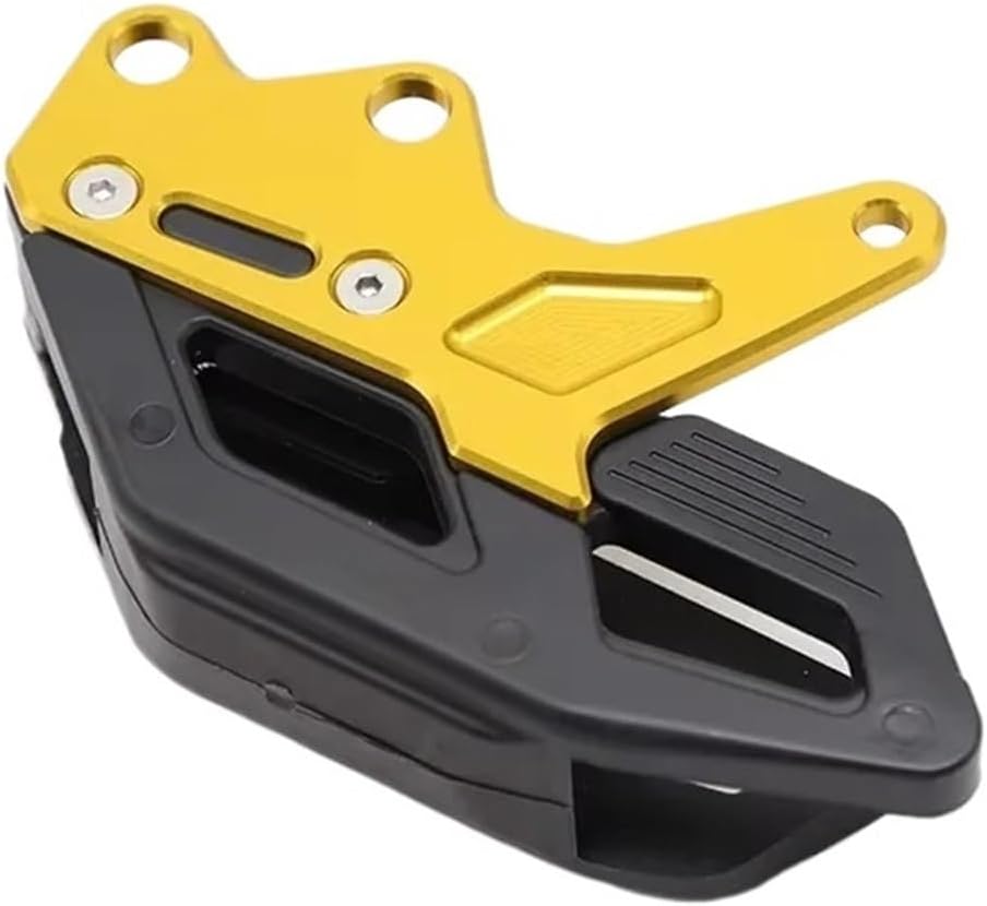 Chain Guide Rail Motorcycle Chain Guide Powersports Parts Yamahaa Tener 700 KLX 250 450 DR650 Quad ATV Pit Bike Accessories Motorcycle Chain Tensioner(TLL-XK-Gold)