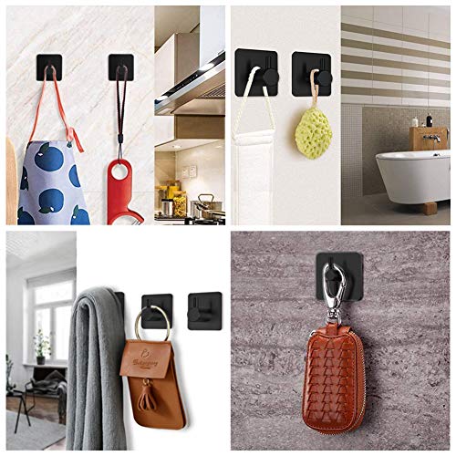 Anfly Rv Camper Self Adhesive Toilet Paper Holder With 2 Hanging Hooks For Campers, Bathroom, Kitchen And Bedroom,No Drill/Stick On Toilet Paper Holder Wall Mount, Black #TOP7