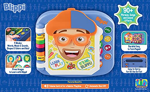 Ekids Blippi Book, Toddler Toys With Built-In Preschool Learning Games, Educational Toys For Toddler Activities For Fans Of Blippi Toys And Gifts #TOP4
