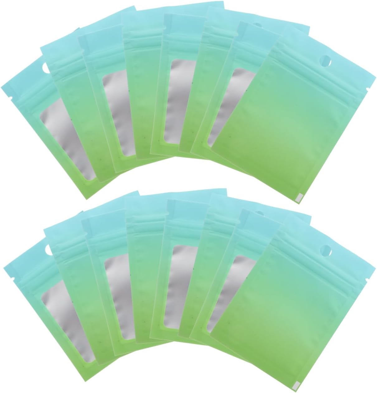 100 Pcs Saco Selador Reutilizável para Joias e Doces em Alumínio - Praticidade e Estilo na Organização