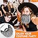EMORBALS Fake Beard, Grey Beard Costume for Teens and Adults, Elastic Band Design(Gray)