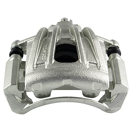 Image of TRQ Front Left Brake Caliper w /Bracket Drivers Side