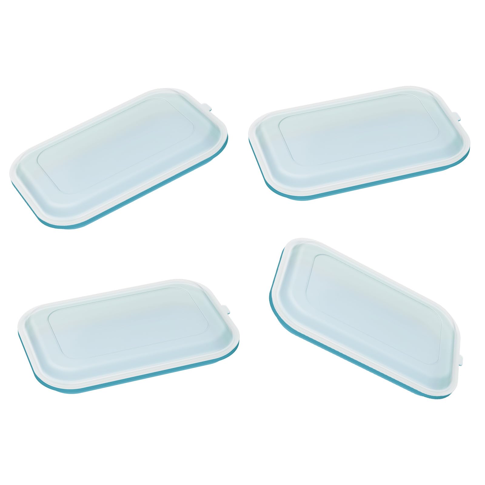 Piceioep Refrigerator Food Container Transparency Stackable Fridge Storage Bin Kitchen Storage Solution for Small Spaces Transparency Refrigerator Box