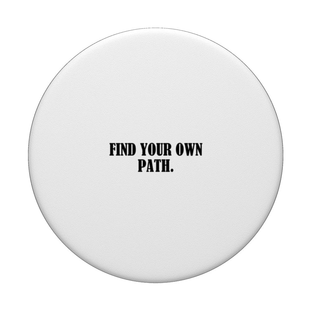 Find your own path. PopSockets Swappable PopGrip, Black - Image 3