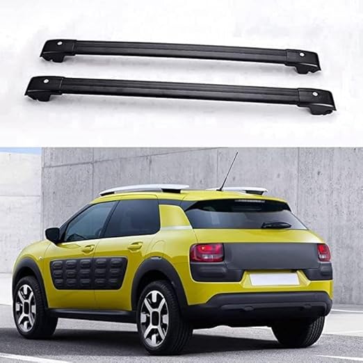 2 PCS Car Aluminium Roof Racks for Citroen C4 Cactus Hatchback 2015