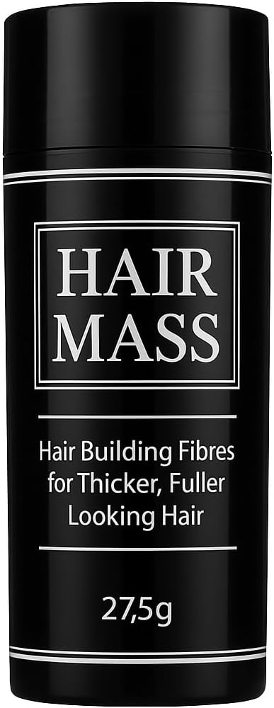 Hair Building Fibres for Thinning Hair – Natural & Undetectable Hair Loss Concealer – Wind & Sweat Resistant – 27.5g (Light Brown)