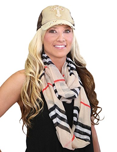Alabama Girl Designer Plaid Fashion Scarf