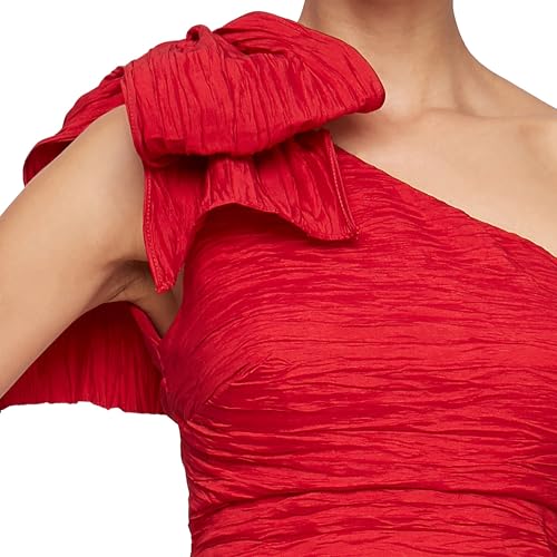 Image of Alex Evenings Women's Long Cold Shoulder Dress, Wedding Guest, Prom, Formal Event (Petite and Regular Sizes)