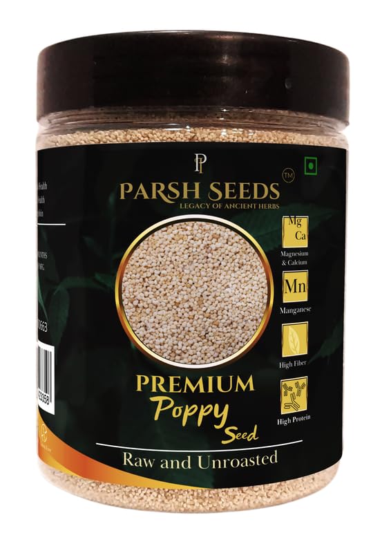 PARSH SEEDS Premium Poppy Seeds (Khus Khus) | No Artificial Colours or Preservatives | 100g (Jar Pack) (B0D7CWW7T7) Amazon Price History, Amazon Price Tracker