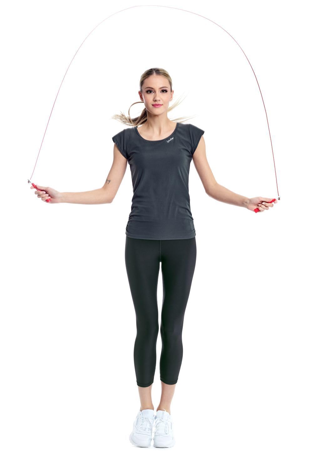 WINSHAPE Damen Leggings Functional Comfort 7/8-tights Hwl317c “high Waist” mit V-Shape Applikation und Core-Bund
