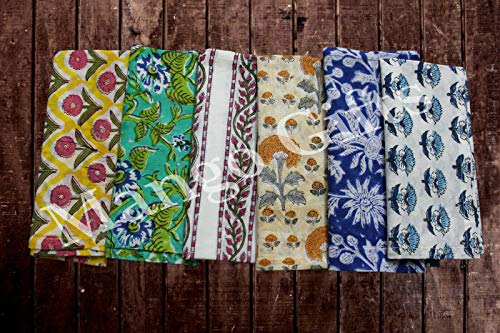 Servilletas de tela 100% algodón con estampado floral miniatura 7