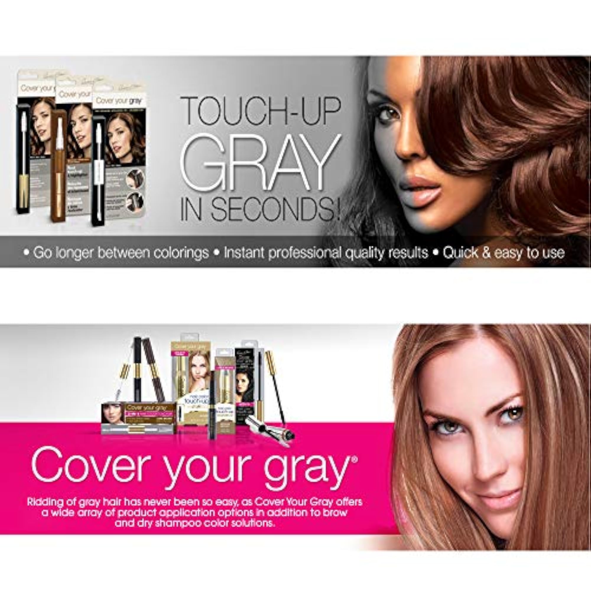 Women's Waterproof Root Color Touch Up Dark Brown