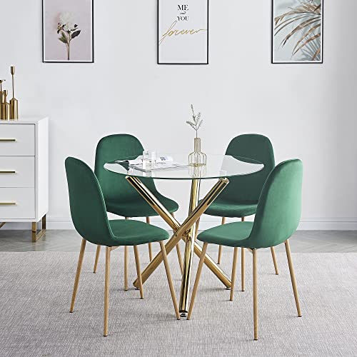Add a Touch of Green to Your Kitchen with a Stylish Kitchen Table Set