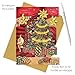 SANTORO Swing Card, Christmas 3D Pop Up Greeting Card - Christmas Tree - For Kids, Family, Festive