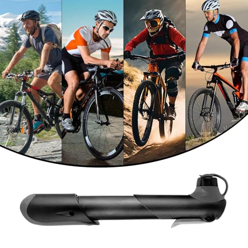 Pompe à vélo portable mini gonfleur aluminium compact monté en E - 5