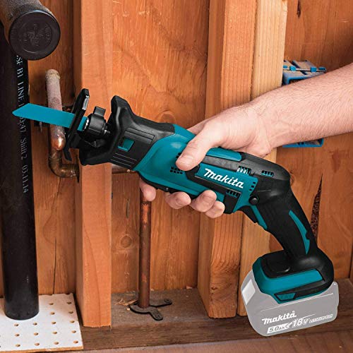 Makita XRJ01Z 18-Volt LXT Lithium-Ion Cordless Compact Reciprocating Saw (Tool Only, No Battery), Bare Tool (Renewed)
