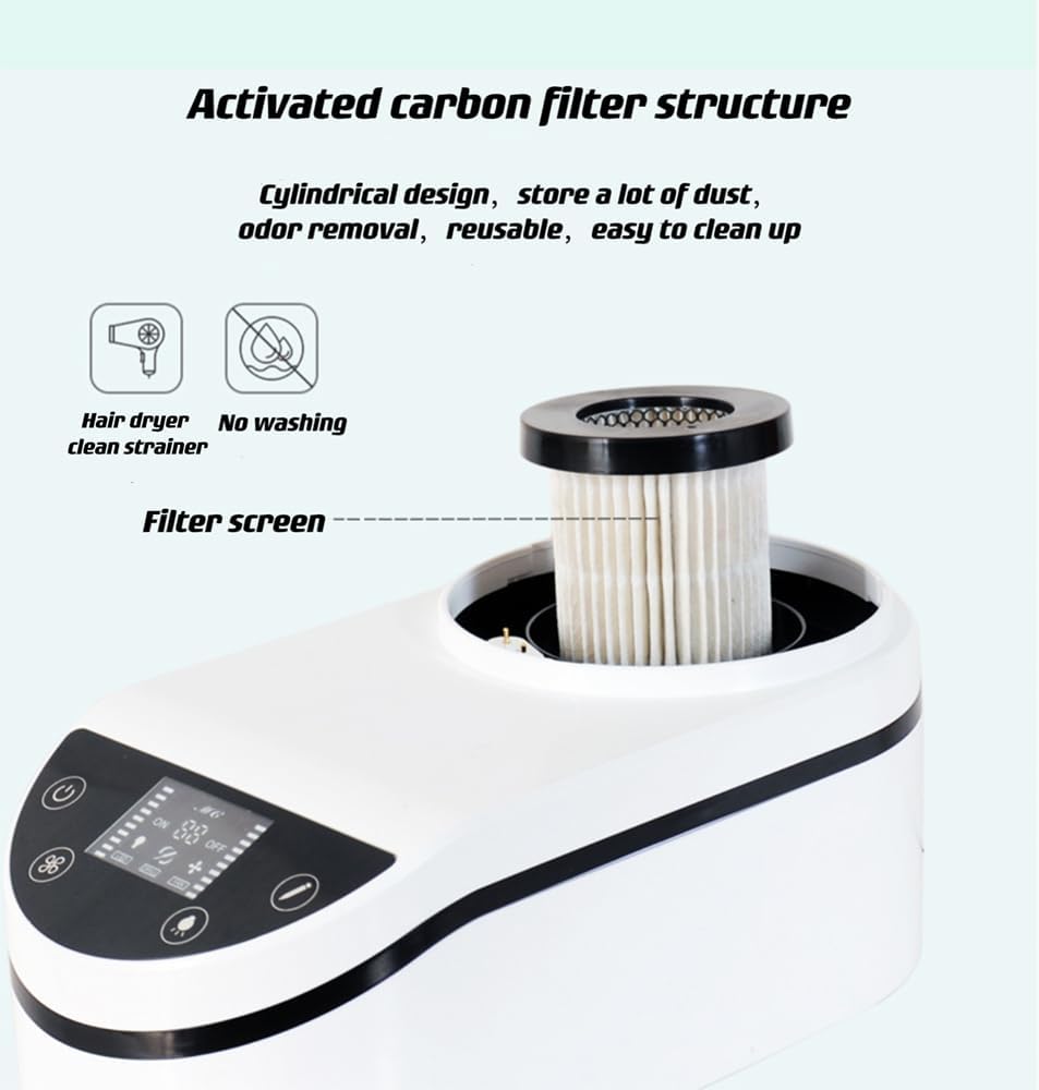 230W Strong Lab Dust Collector Power Portable Vacuum Cleaner Desktop Polishing Dust Collector (Vacuum Cleaner)