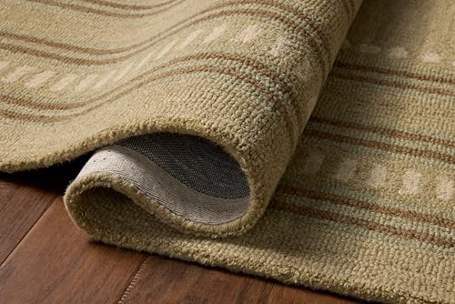 Tapete decorativo Loloi Alfie Collection 3'6" x 5'6" de lana miniatura 3