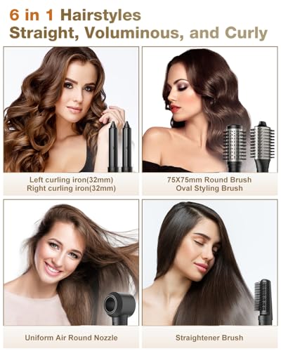7MAGIC 6-in-1 Multi Hair Styler Dryer Brush — view 2