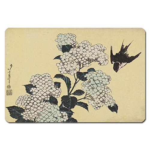 葛飾北斎　紫陽花に燕 E0101605 紫陽花に燕 - 東京国立博物館 画像検索