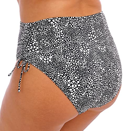 Elomi Pebble Cove Adjustable Side Swim Brief (Es801173),Uk 16,Black #TOP1