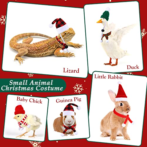 12 Piezas Disfraces Navideños para Pequeños Animales miniatura 3