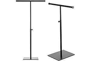 T-Bar Display Stand for Necklaces and Scarves