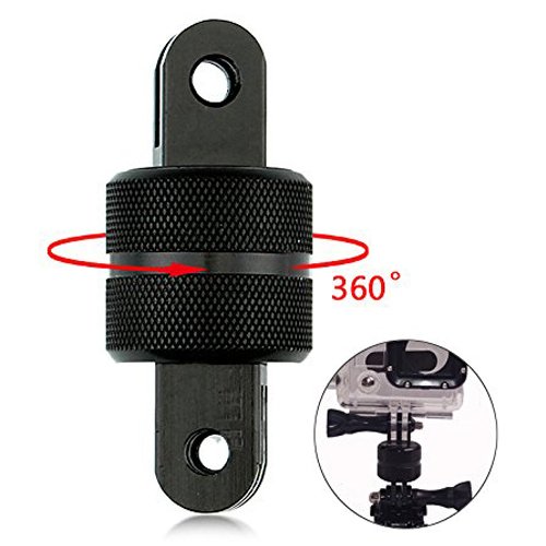 First2Savvv Go-Zjt-A01 360 Degree Swivel Rotating Tripod Mount Pivot Arm Aluminum Adapter For Gopro Hero Camera 6 5 4 3+ 3 2 1 Hero4 Session Sj4000 Sj5000 Xiaomi Yi + Spanner Wrench #TOP2