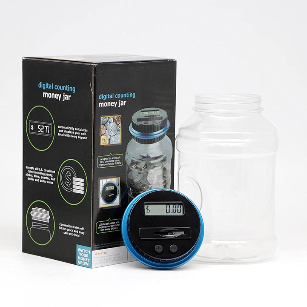 Piggy Bank Gift Nt Rmb Electronic Count Change Coin Piggy Bank Intelligent  Large, Bucket Piggy Bank : Amazon.ca: Home