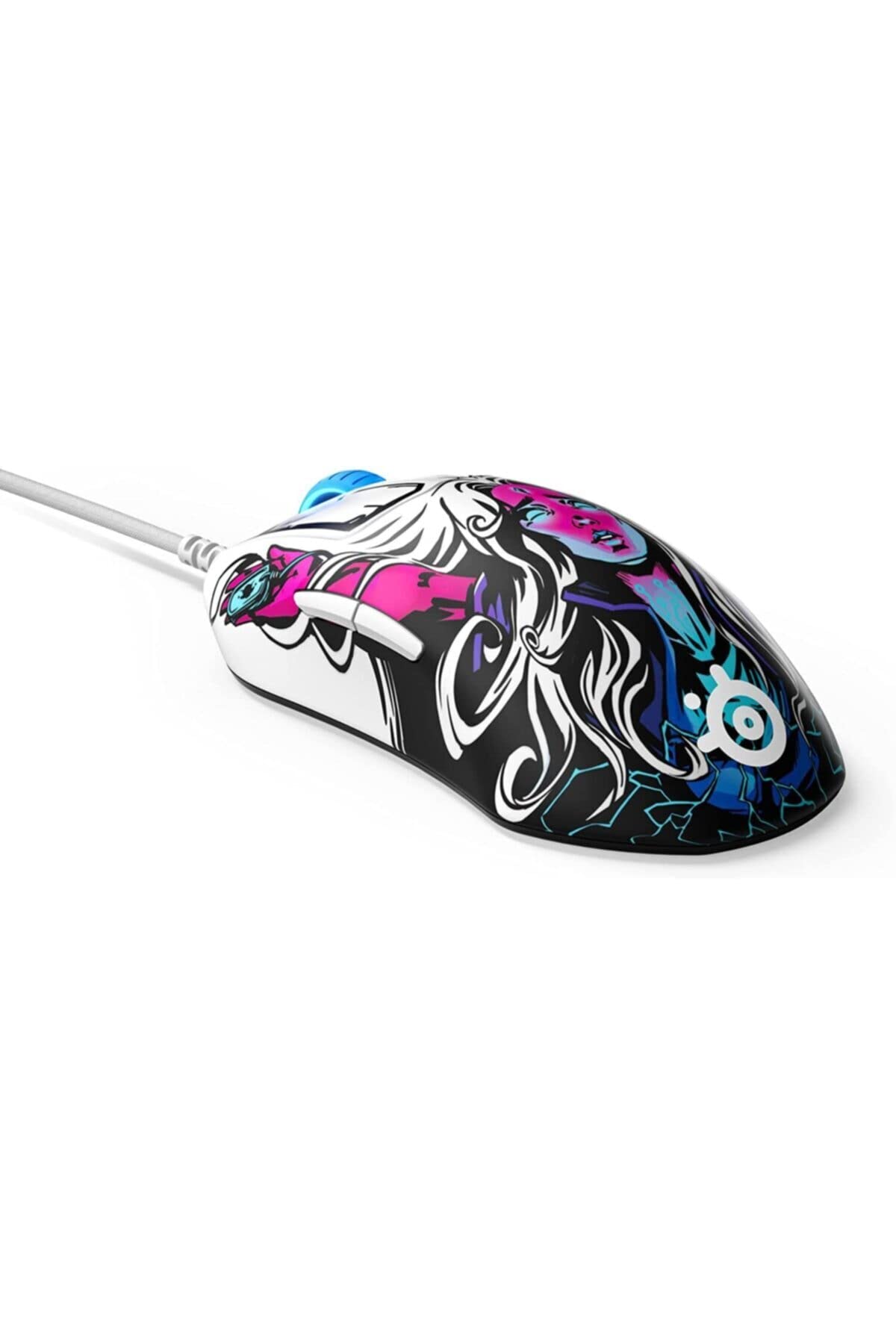 SteelSeries Prime Neo Noir - FPS mouse per giochi - Sensore ottico TrueMove Pro da 18.000 CPI - 5 pulsanti programmabili - Switch magneto-ottici - Brillante illuminazione Prism RGB