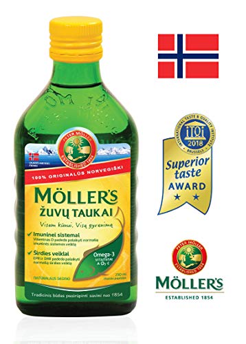 Möllers Omega 3 Olio Di Fegato Di Merluzzo Senza Aromi 250 Ml