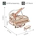 ROBOTIME AMK81 Magic Piano 3D Puzzles for Adults-Mechanical 3D Puzzles Musical Instrument-Wooden Music Box Puzzle Kit to Build-Aesthetic Desk Decor Unique Gift for Men/Women