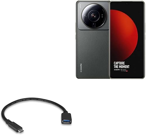 BoxWave Cable compatible con Xiaomi 12S Ultra (cable por BoxWave) - Adaptador de expansión USB, añade hardware conectado por USB a tu teléfono para disponible en Yaxa Colombia