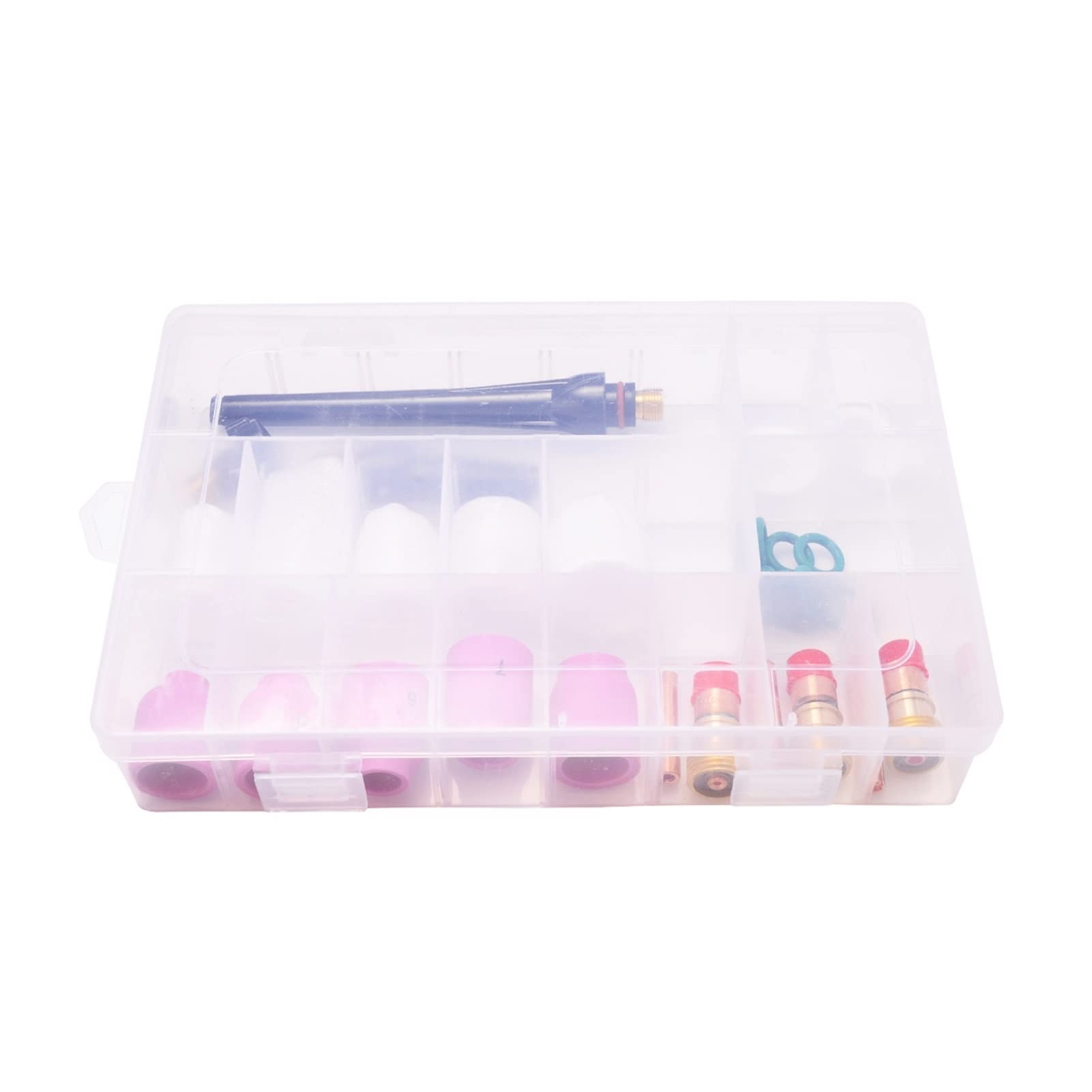 31 unids/Set práctico Kit de soplete Soldadura Gas áspero 6#-12# Vaso Vidrio WP-17/18/26 Accesorios Boquilla