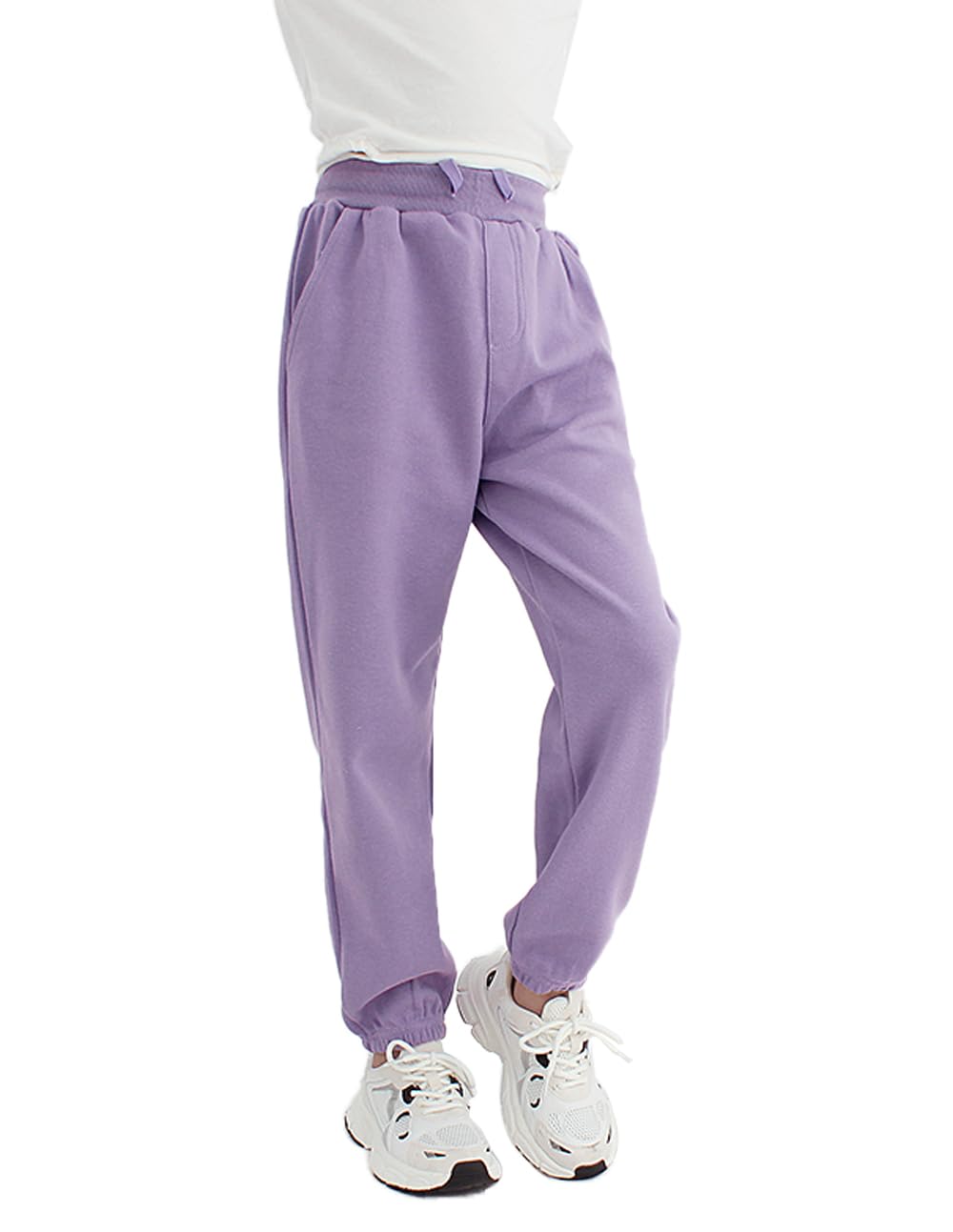 HahaNice Pantalones deportivos para niñas y niños, pantalones deportivos para niños de 5 a 12 años