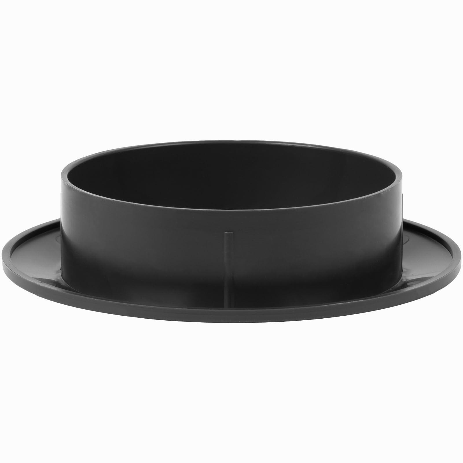 Vent Systems Grille d'aération noire de 70 mm pour porte d'aération – Mini cercle – Grilles d'aération d'intérieur – Pour salle de bain, armoire, garage à travers la grille d'aération